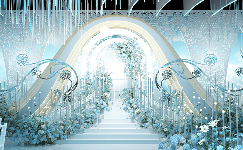 云县釡香烙馍村水晶厅效果展示